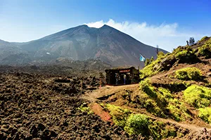 Volcano Prints: The Lava Store at the base of Pacaya Volcano in Guatemala City, Guatemala, Central
