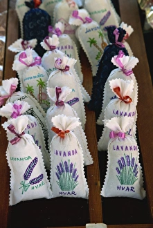 Hvar Island Prints: Lavender produced on Hvar, Hvar Island, Croatia, Europe