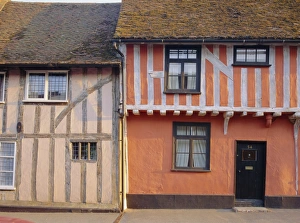 Tudor Prints: Lavenham, Suffolk, England, UK, Europe