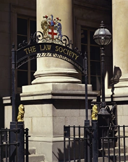 Entrances Prints: The Law Society entrance, London, England, United Kingdom, Europe