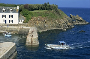 Ile De Groix Prints: Lay harbour, Ile de Groix, Brittany, France, Europe