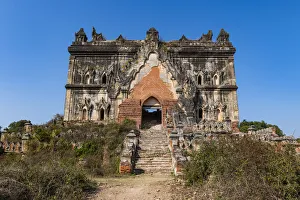 Mandalay Prints: Lay Htat Gyi Temple, Inwa (Ava), Mandalay, Myanmar (Burma), Asia