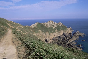 Head Land Prints: Le Gouffre, Guernsey, Channel Islands, United Kingdom, Europe