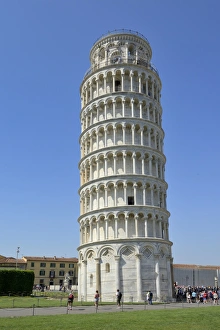 Romanesque Prints: Leaning Tower (Torre Pendente), Piazza del Duomo (Cathedral Square), Square of Miracles