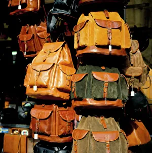 Stall Prints: Leather bags for sale
