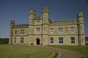 Local Flora Prints: Leeds Castle near Maidstone, Kent, England, United Kingdom, Europe