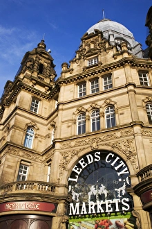 Leeds Prints: Leeds City Markets, Leeds, West Yorkshire, Yorkshire, England, United Kingdom, Europe
