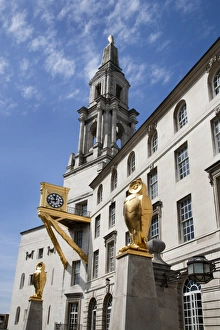 Local Government Prints: Leeds Owls and Civic Hall, Leeds