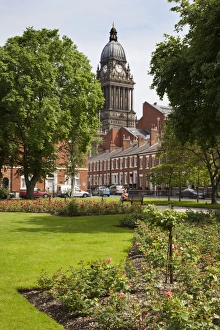 Local Government Prints: Leeds Town Hall from Park Square