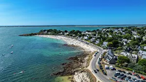 Homes Prints: Legenese cove beach offers a view of waves
