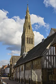 Leicestershire Prints: Leicester Cathedral and The Guildhall
