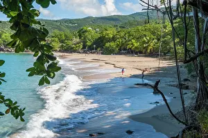 Saltwater Prints: Leroux beach, between Deshaies and Pointe-Noire, Basse-Terre, Guadeloupe