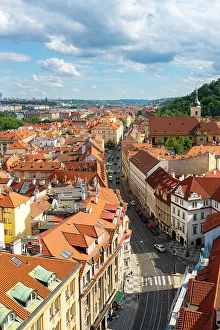 Cityscape View Prints: Lesser Town as seen from St. Nicholas Bell Tower