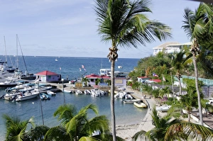 Images Dated 24th March 2009: The Leverick Bay Resort and Marina, Virgin Gorda, British Virgin Islands, West Indies, Caribbean