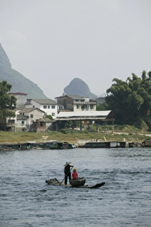Guangxi Prints: Li River. Yangshuo, Guangxi Province, China, Asia