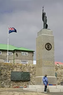 Images Dated 16th December 2009: Liberation Monument (1982 War Memorial) in Port Stanley, Falkland Islands