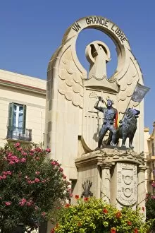 Images Dated 22nd September 2010: Liberation Monument on Juan Carlos Avenue, Melilla, Spain, Spanish North Africa, Africa