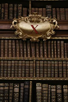 Images Dated 18th February 2007: Library at the Abbey of Melk, Melk, Basse-Autriche, Austria, Europe