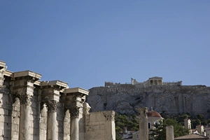 Images Dated 16th September 2008: The Library of Hadrian, Athens, Greece, Europe