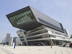 Vienna Prints: Library and Learning Centre, designed by Zaha Hadid, University of Economics and Business