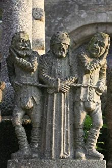Images Dated 4th May 2006: Life of Jesus on the St.-Thegonnec calvary. St.-Thegonnec, Finistere, Brittany, France