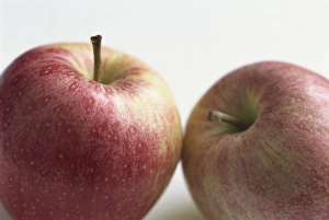Dessert Prints: Still life of red apples