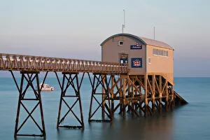 P Ier Prints: Lifeboat Station, Selsey, West Sussex, England, United Kingdom, Europe