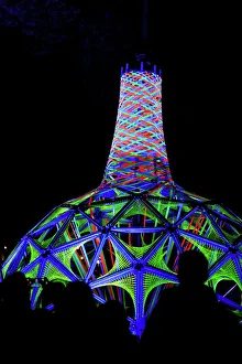 Spectacle Prints: Light structure of Glow light festival in Eindhoven