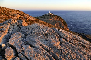 Majorca Prints: Lighthouse at Cap Formentor, Majorca, Balearic Islands, Spain, Mediterranean, Europe
