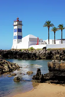 Light House Prints: Lighthouse, Cascais, Portugal, Europe