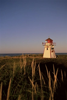 Beacon Prints: Lighthouse at Cavendish Beach, Prince Edward Island, Canada, North America