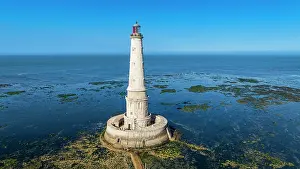 Safety Prints: Lighthouse of Cordouan stands tall in the sea near the coast of France showcasing its historical significance