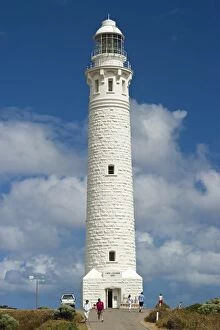 The lighthouse dating from 1895 at Cape Leeuwin, the south western tip of the continent