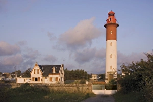 Picardie Prints: Lighthouse, Le Hourdel, Cote Picardie, Picardy, France, Europe