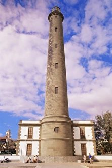 Maspalomas Prints: Lighthouse, Maspalomas, Gran Canaria, Canary Islands, Spain, Europe