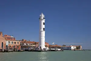 Light Houses Prints: Lighthouse, Murano, Venice, UNESCO World Heritage Site, Veneto, Italy, Europe