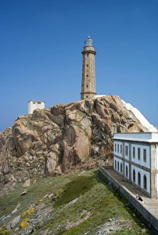 Light Houses Prints: Lighthouse and museum, Cabo Vilan, Galicia, Spain, Europe