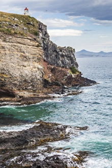 Dunedin Prints: Lighthouse to the natural inner harbour of Dunedin