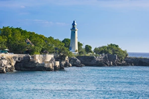 Concrete Prints: Lighthouse of Negril, Negril, Jamaica, West Indies, Caribbean, Central America