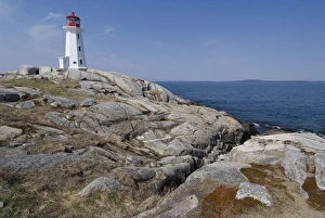 Counseling Prints: Lighthouse, Peggys Cove, Nova Scotia, Canada, North America