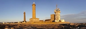 Lighthouse of Phare d Eckmuhl, Penmarc h, Finistere, Brittany, France, Europe