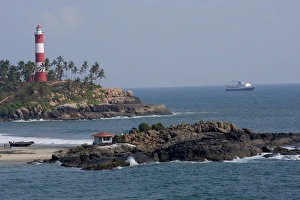 Light Houses Prints: Lighthouse, Vizhinjam, Trivandrum, Kerala, India, Asia