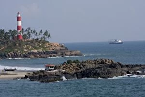 Images Dated 4th March 2008: Lighthouse, Vizhinjam, Trivandrum, Kerala, India, Asia