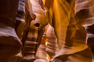 Strata Prints: Lights and shadows in Upper Antelope Canyon