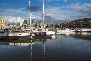 Limehouse Basin, London Borough of Tower Hamlets, East London, England, United Kingdom