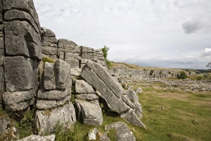 Strata Prints: Limestone pavement and weathering above Malham Cove, Yorkshire Dales National Park