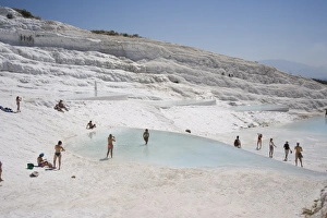 Pamukkale Prints: Limestone Terraces