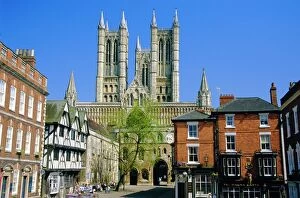 Images Dated 29th July 2008: Lincoln Cathedral, Lincoln, England, UK