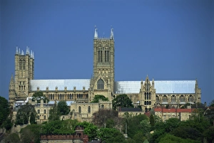 Lincoln Cathedral, Lincoln, Lincolnshire, England, United Kingdom, Europe