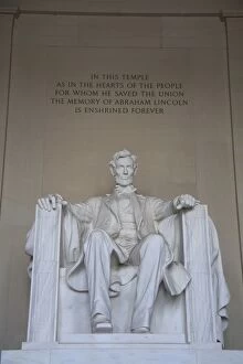 Images Dated 1st July 2009: Lincoln Memorial, Washington D.C. United States of America, North America
